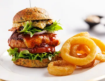 画像：浅草バーガープレート