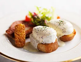 画像：ポーチドエッグ