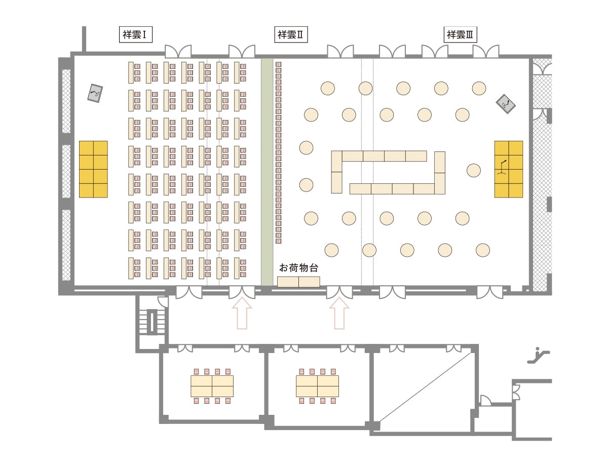 学術学会・分科会・パーティー【祥雲ⅠA or ⅢB】