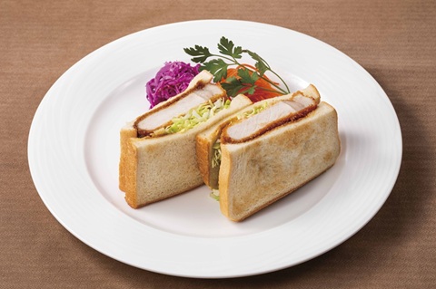 国産豚のロースカツサンドウィッチ