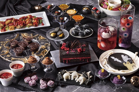 スイーツビュッフェ「ハロウィーン・イン・ブラック」