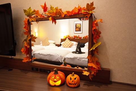 心がほっこり♪秋を感じる空間「カントリーハロウィーンルーム」