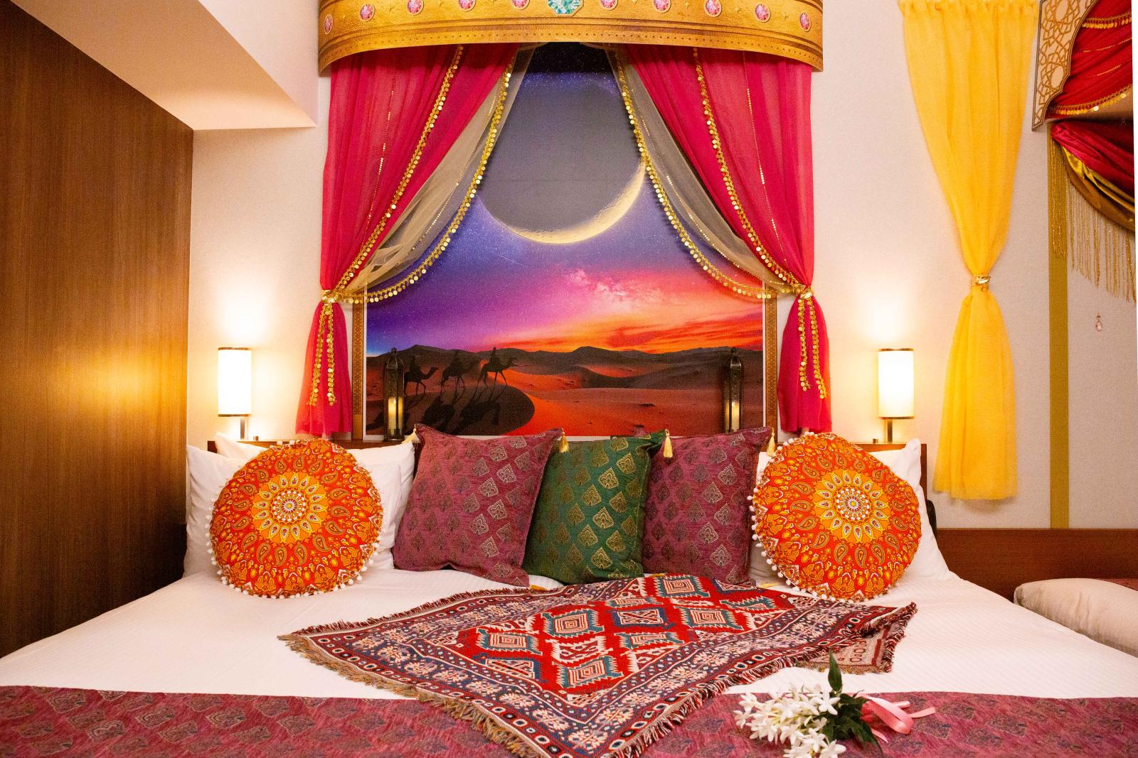 異国情緒あふれる特別空間「アラビアン・ミラージュルーム」