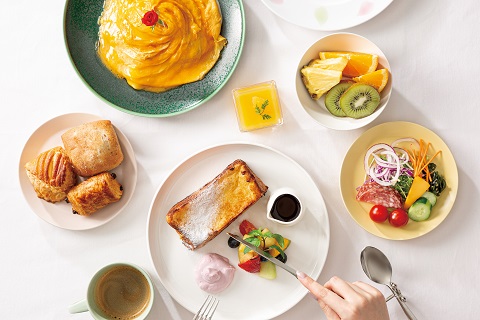 ファンタジーダイニングでのご朝食