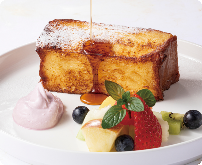 はちみつミルクパンのフレンチトースト