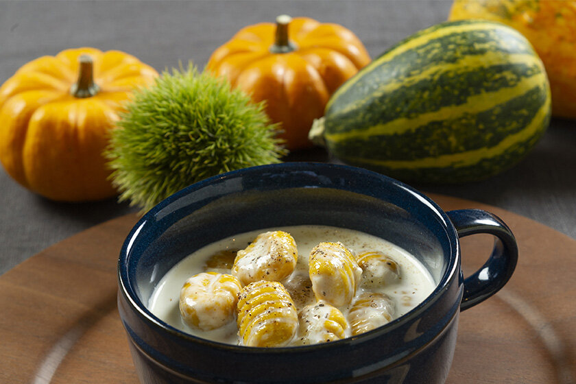 北海道産かぼちゃのニョッキ
