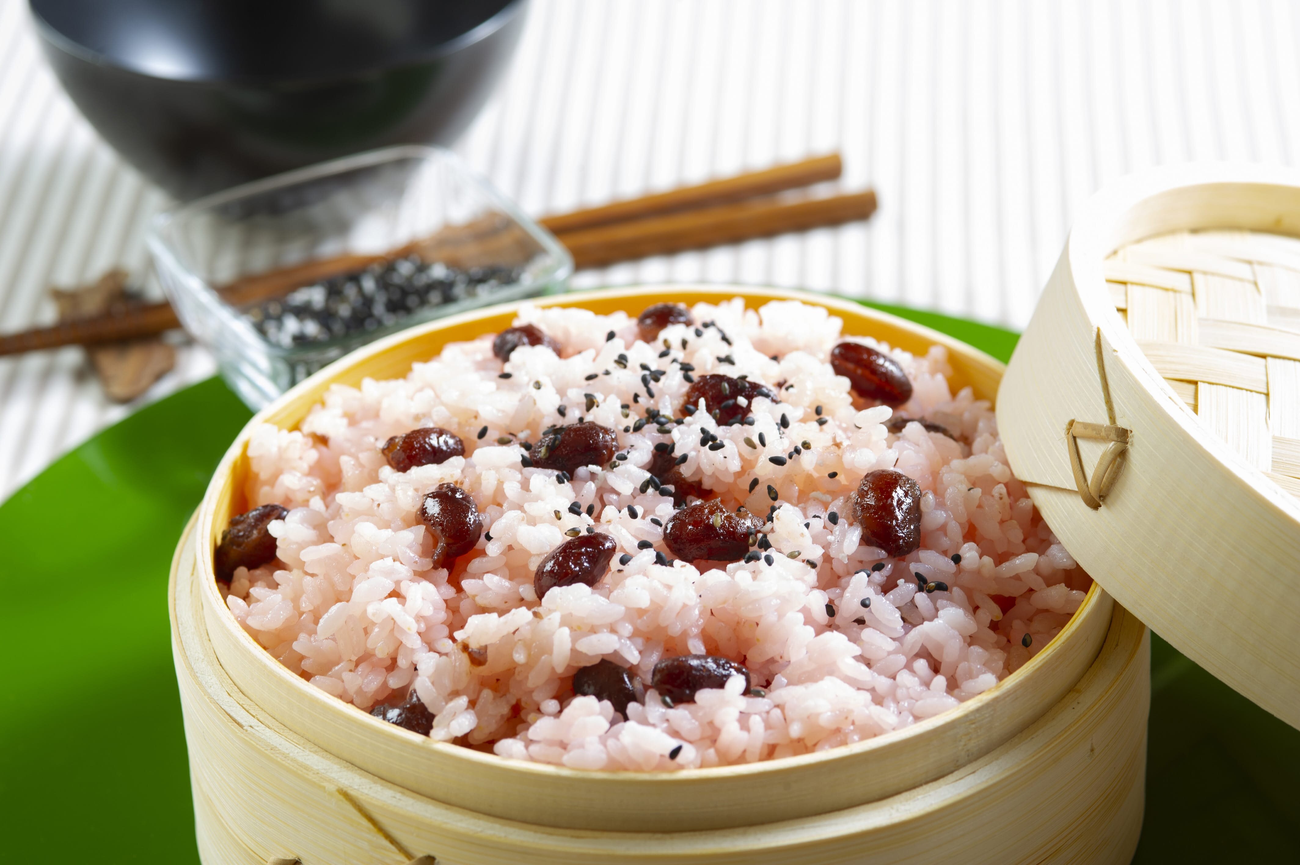 甘納豆の赤飯